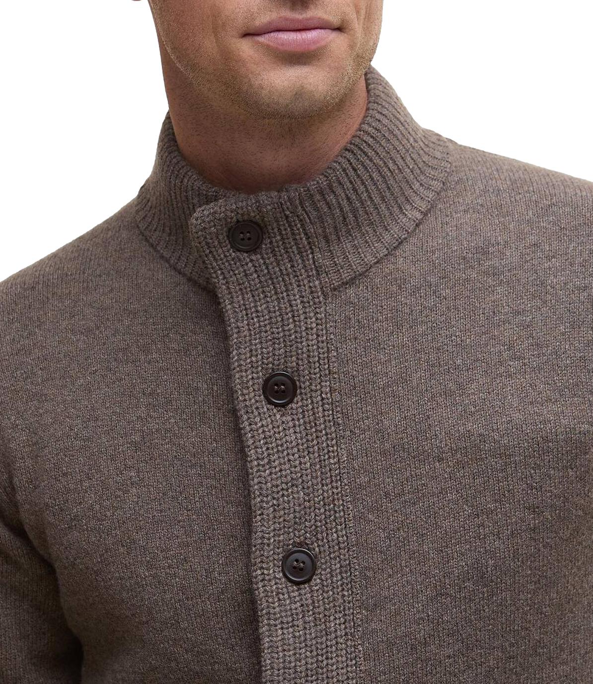 Cardigan Barbour 262MMKN0731 Uomo - Dark Stone