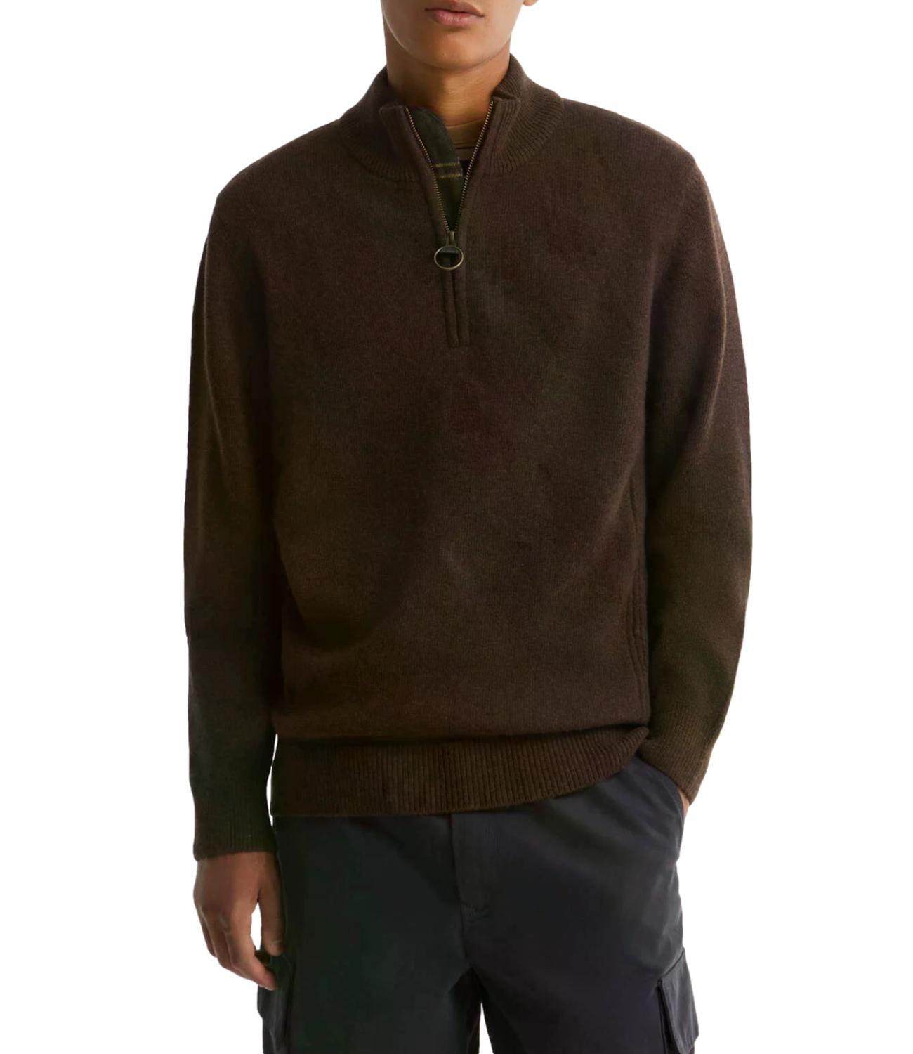 Cardigan Barbour 262MMKN0837 Uomo - Dark Oak