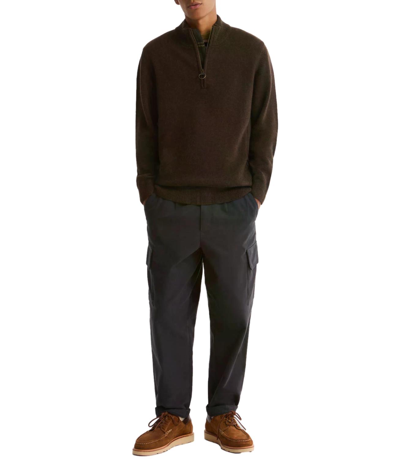 Cardigan Barbour 262MMKN0837 Uomo - Dark Oak