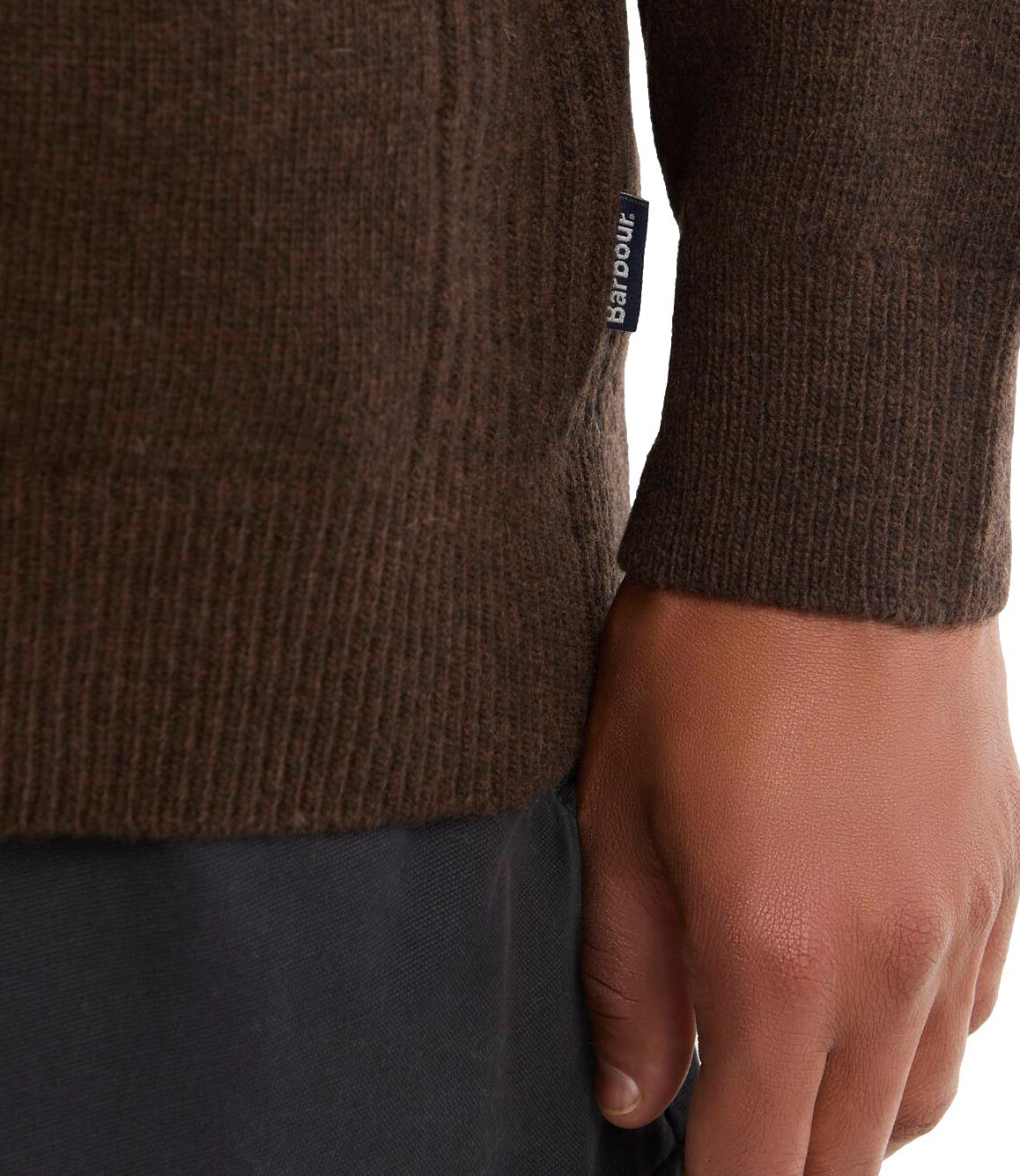 Cardigan Barbour 262MMKN0837 Uomo - Dark Oak