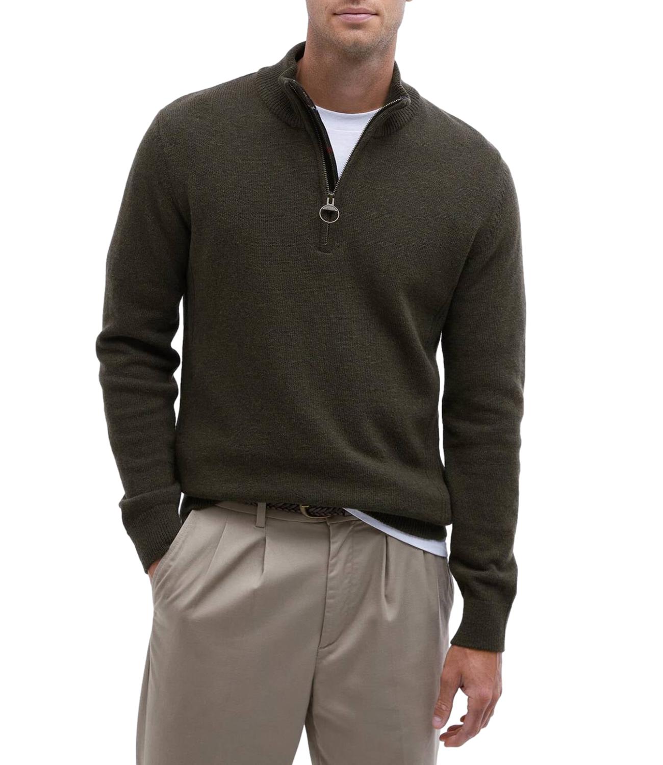 Cardigan Barbour 262MMKN0837 Uomo - Olive Marl