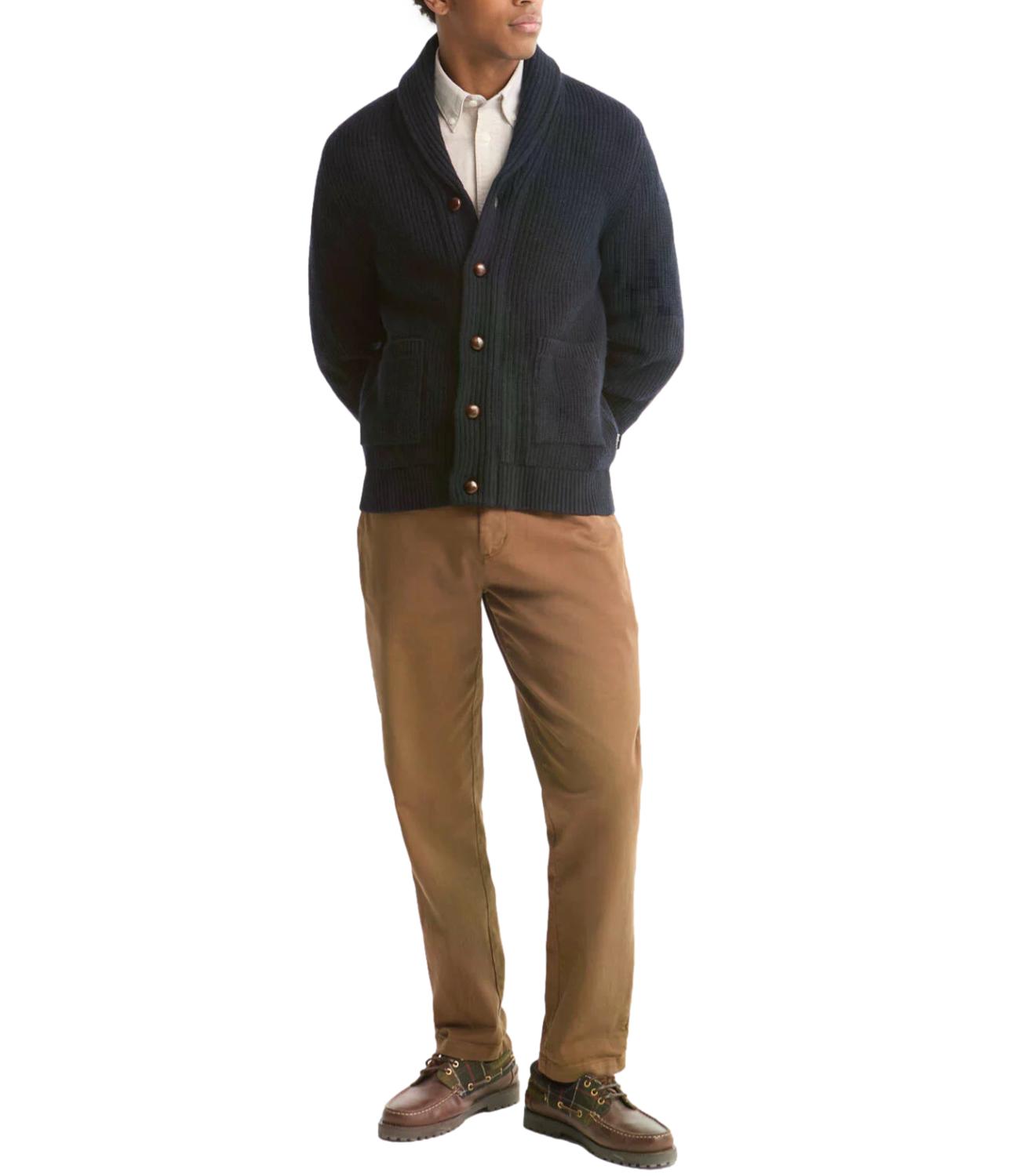 Cardigan Barbour 262MMKN1761 Uomo - Navy