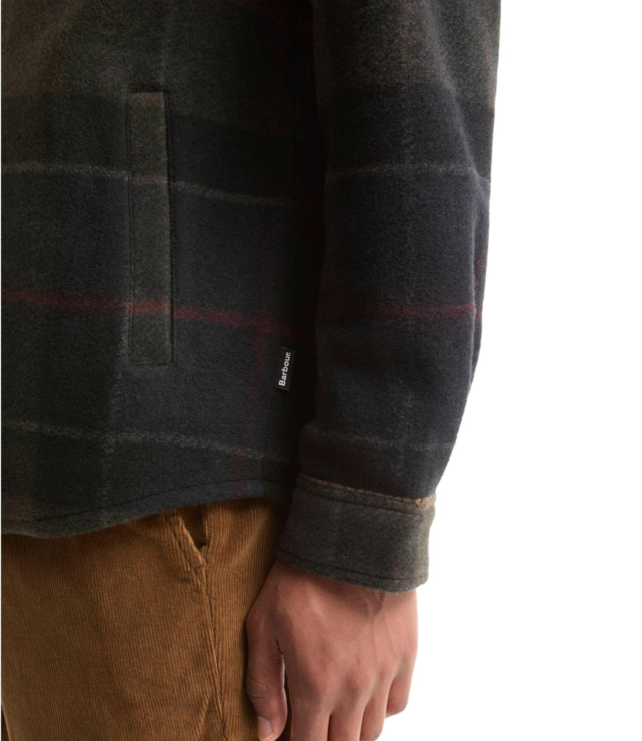 Woodlane Tail Brush Check Overshirt tartan
