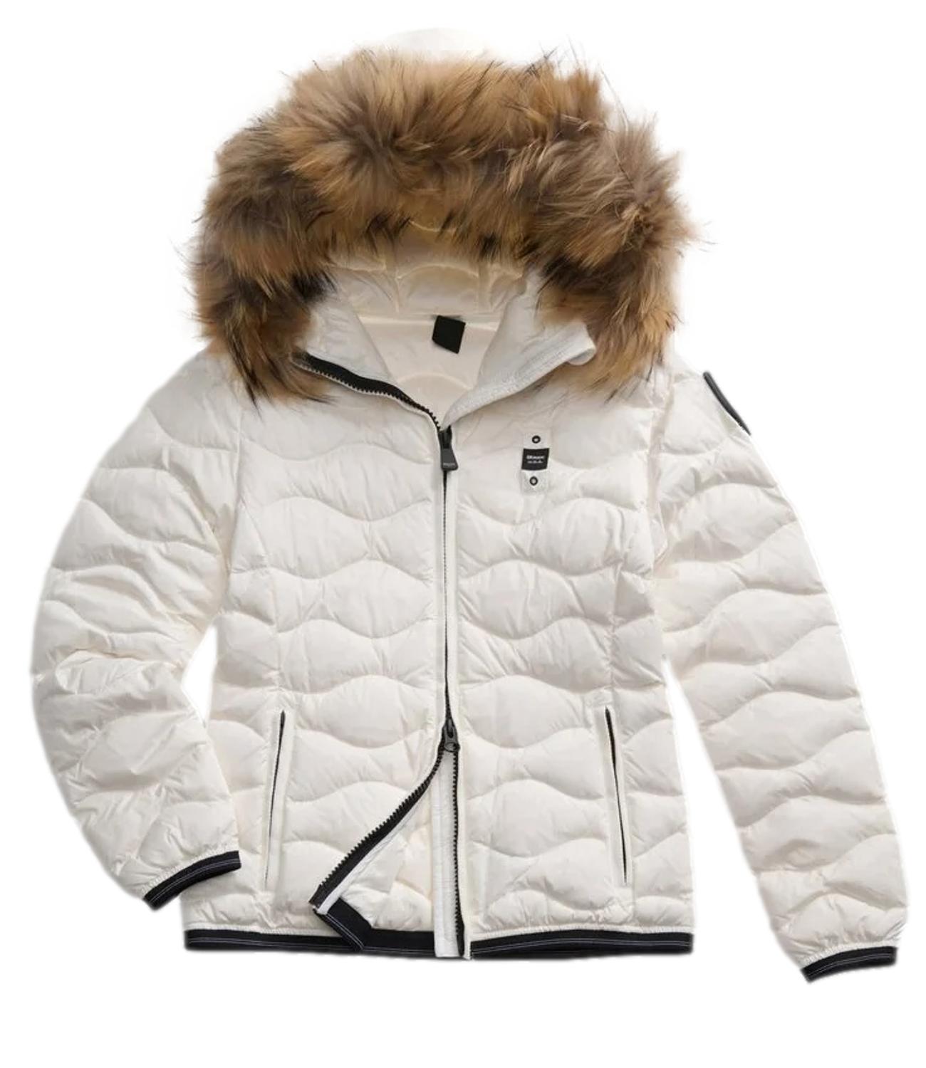Giubbino Blauer 26WBLDC03034006047 Donna - Bianco Ottico Int. Bianco Otti