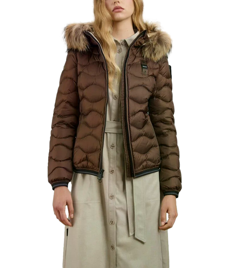Giubbino Blauer 26WBLDC03034006047 Donna - Brown 30b Int. Beige 301