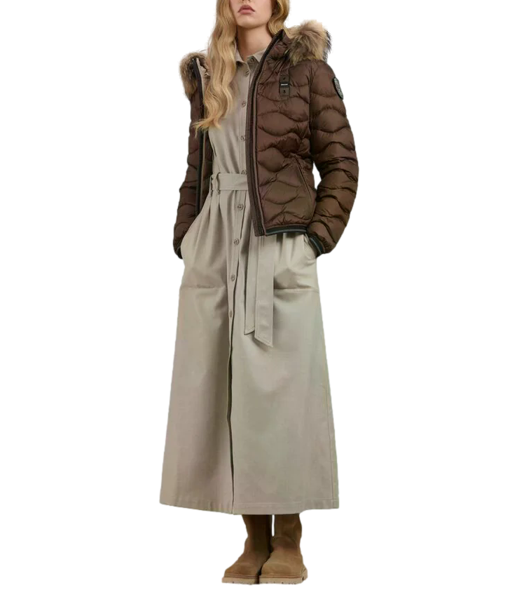 Giubbino Blauer 26WBLDC03034006047 Donna - Brown 30b Int. Beige 301