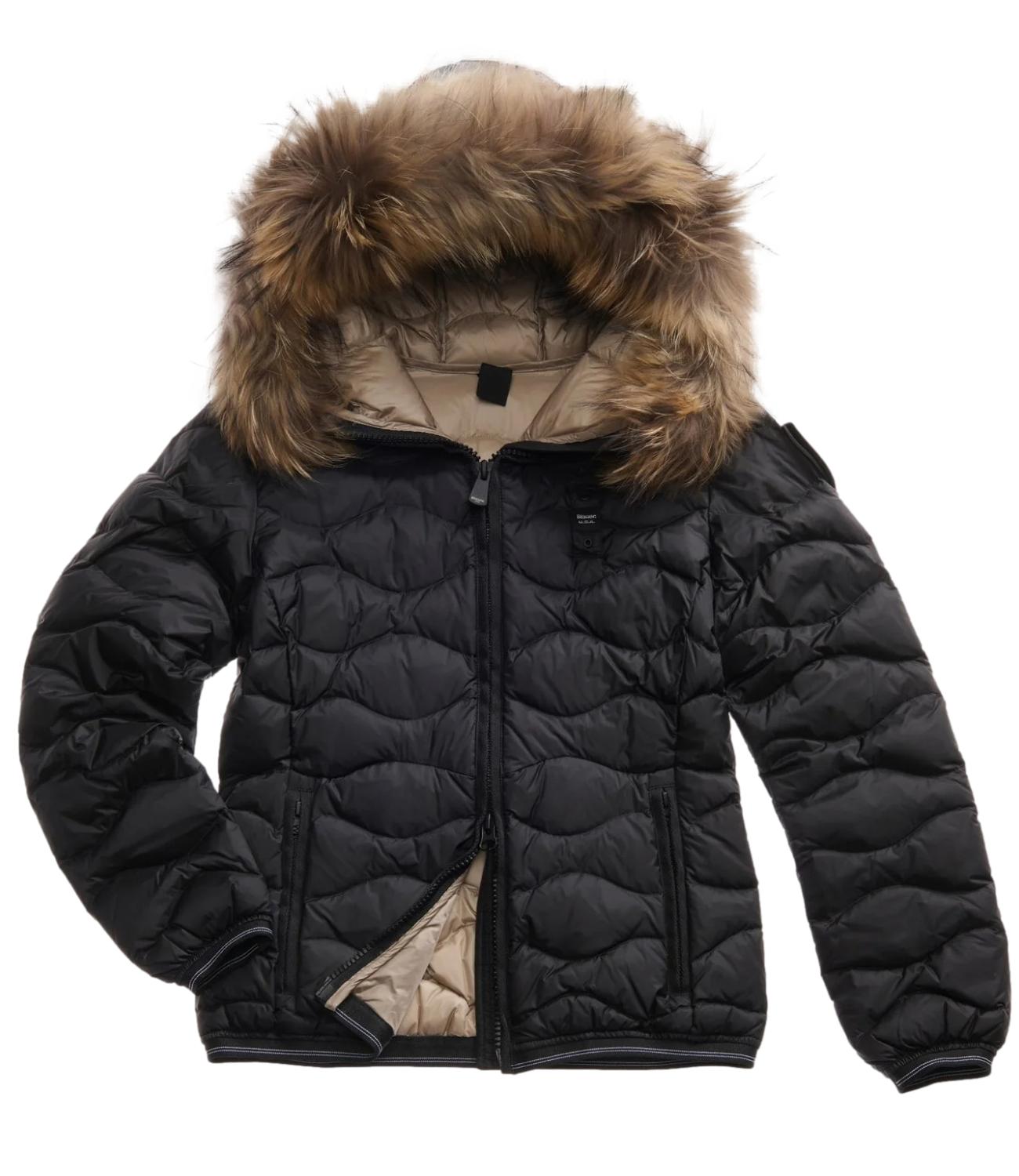Giubbino Blauer 26WBLDC03034006047 Donna - Nero Interno Beige 301