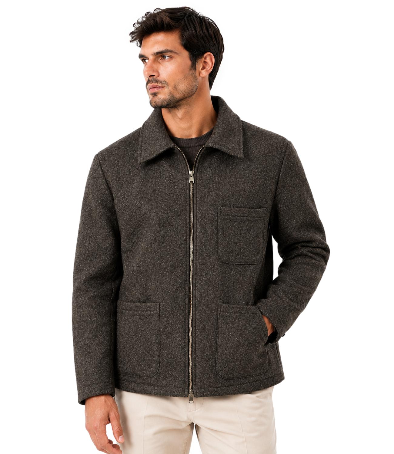 Giacca reversibile Bl'ker BLKM-W5048 Uomo - Brown