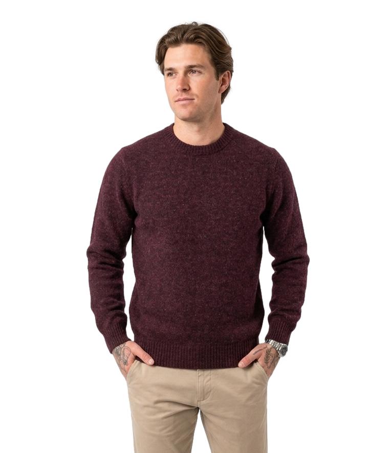 Pullover Bl'ker BLKM W9001 Uomo - Bordeaux