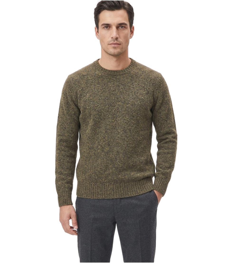 Pullover Bl'ker BLKM W9001 Uomo - Tabacco