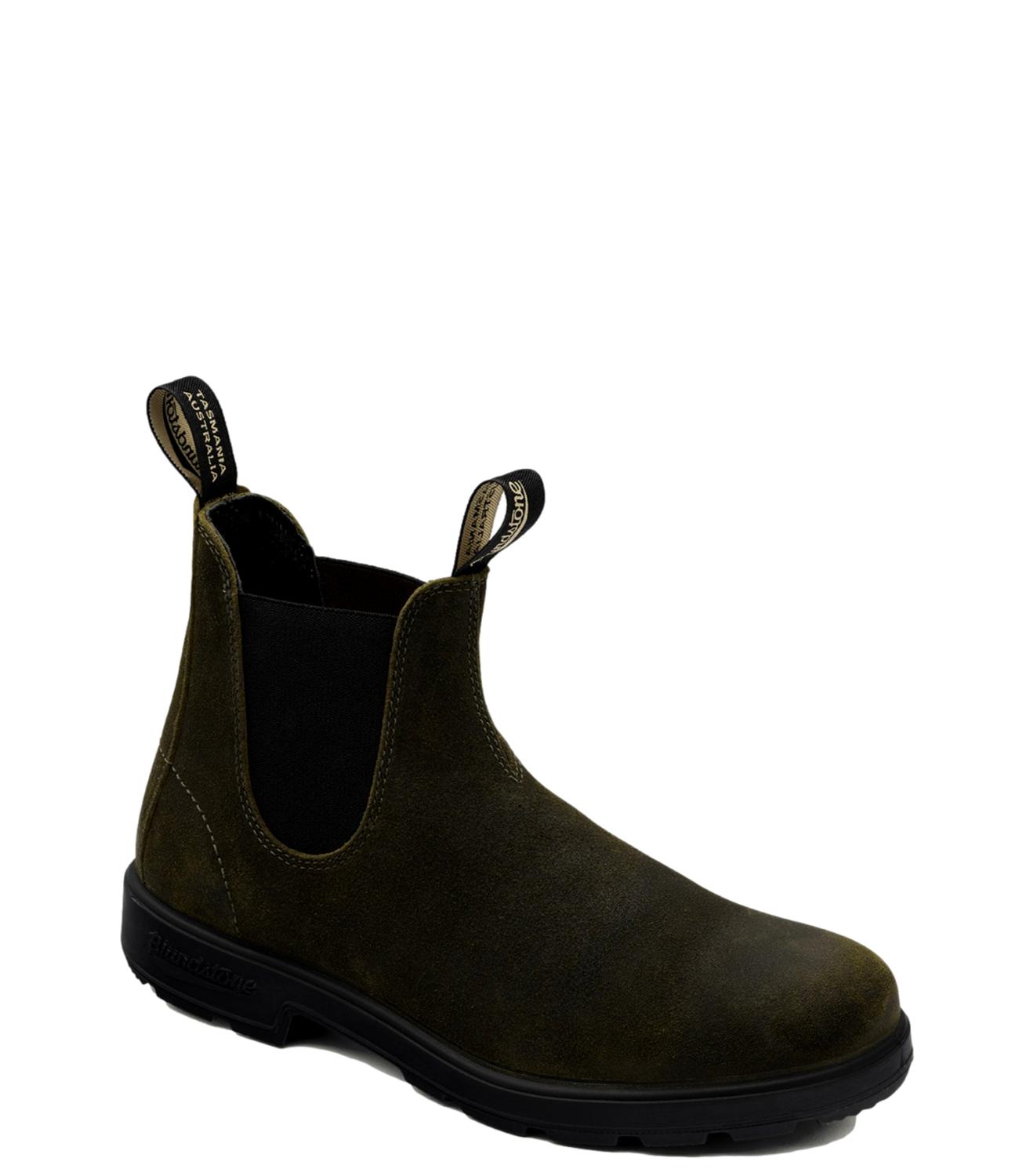 Stivali Blundstone 262M1615 Unisex - Dark Olive Waxed Suede