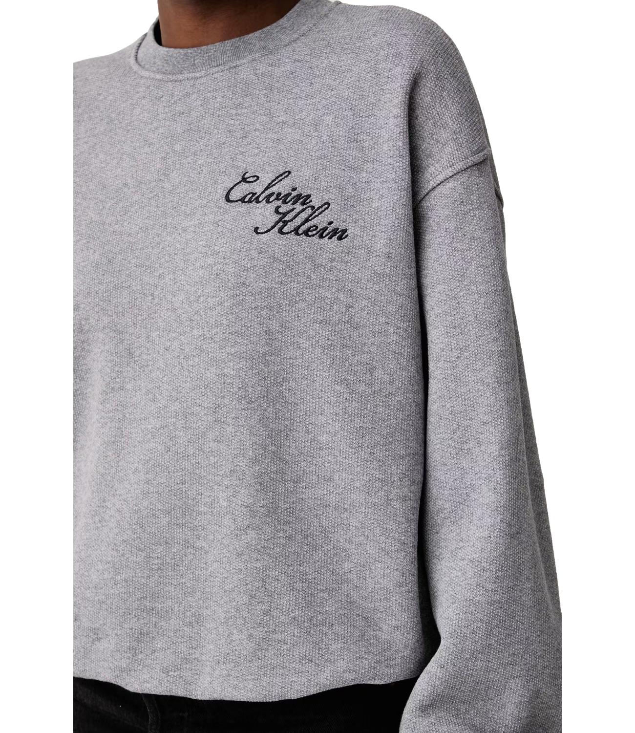 Felpa Calvin Klein LV047H250G Donna - Medium Grey Heather