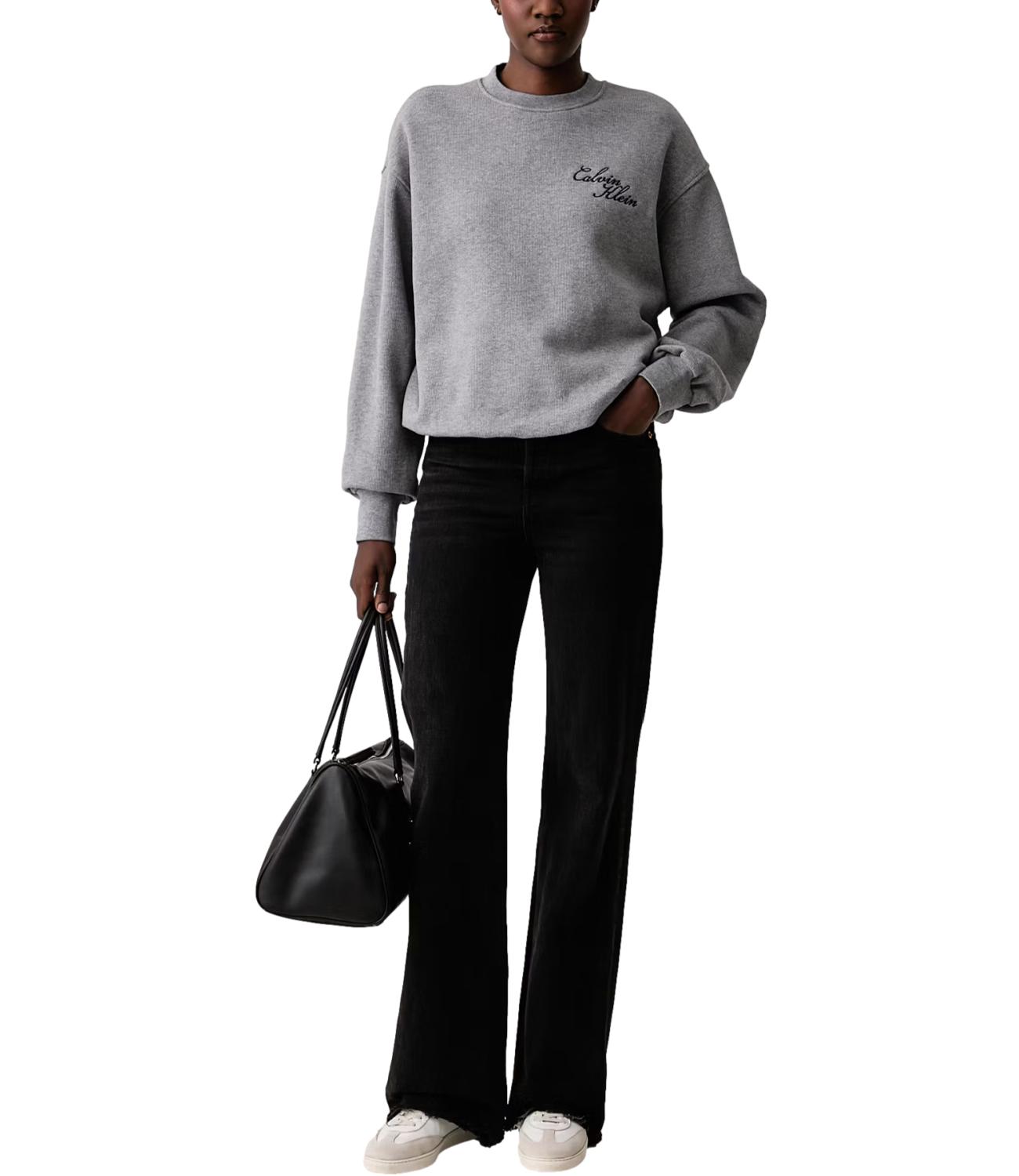 Felpa Calvin Klein LV047H250G Donna - Medium Grey Heather