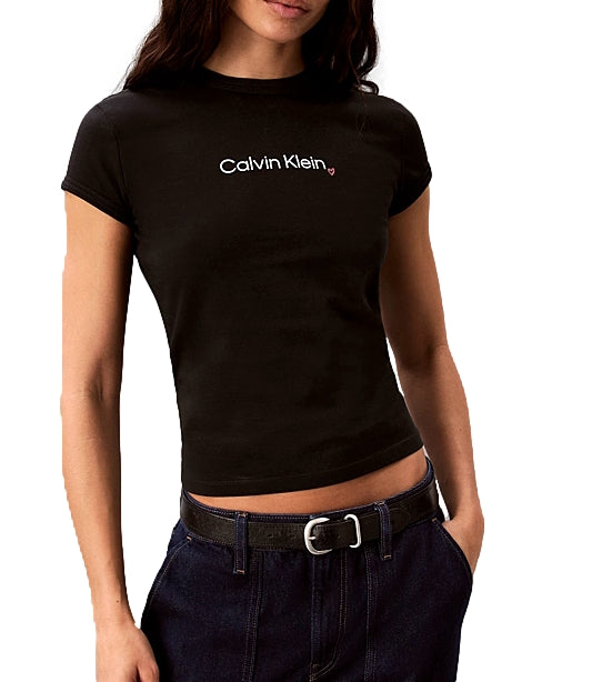 T-Shirt Calvin Klein LV047H835G Donna - Black
