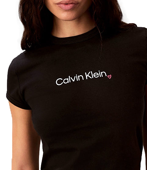 T-Shirt Calvin Klein LV047H835G Donna - Black
