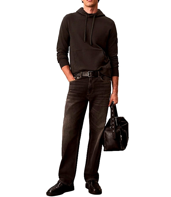Felpa cappuccio Calvin Klein LV04RJ201G Uomo - Black