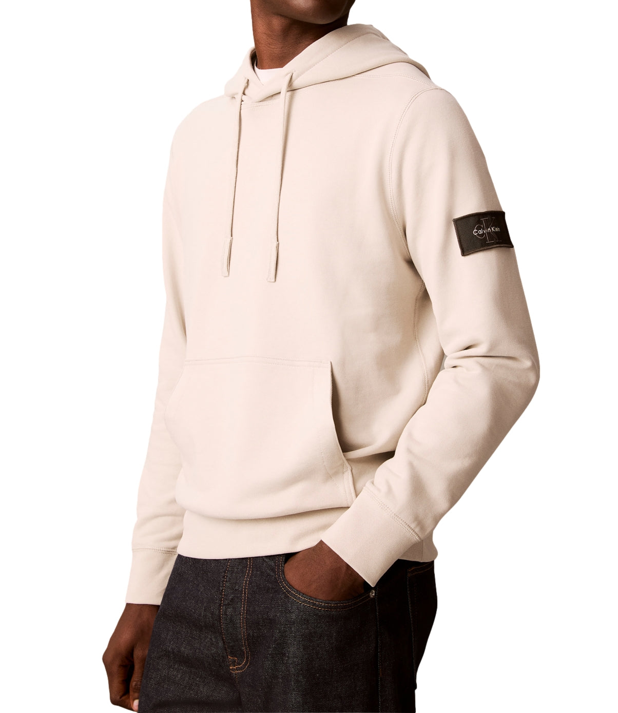 Felpa cappuccio Calvin Klein LV04RJ201G Uomo - Moonstruck
