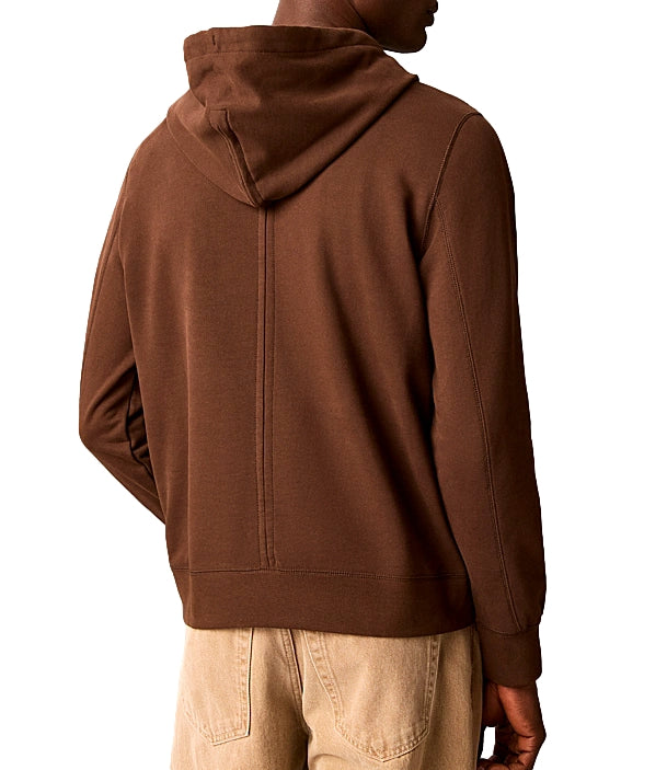 Felpa cappuccio Calvin Klein LV04RJ201G Uomo - Brown Cork