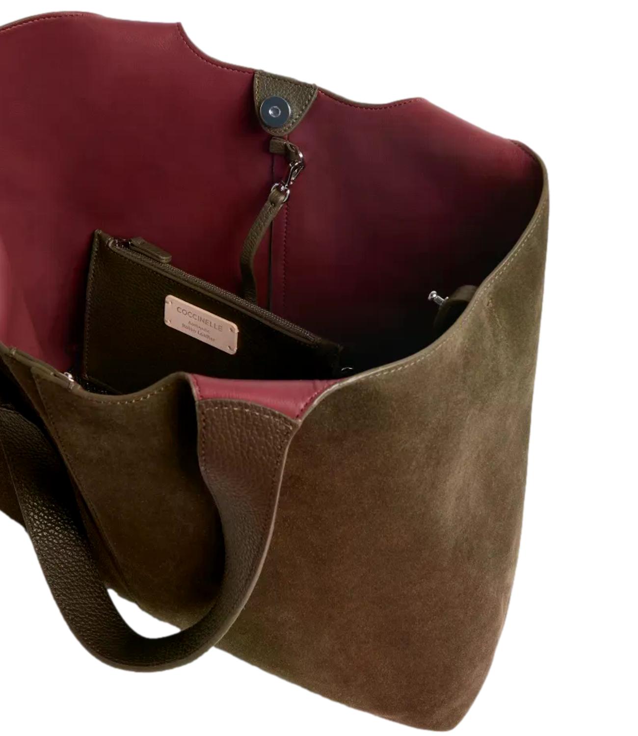 Borsa Coccinelle E1 THE 11 01 01 Donna - Fango/fango