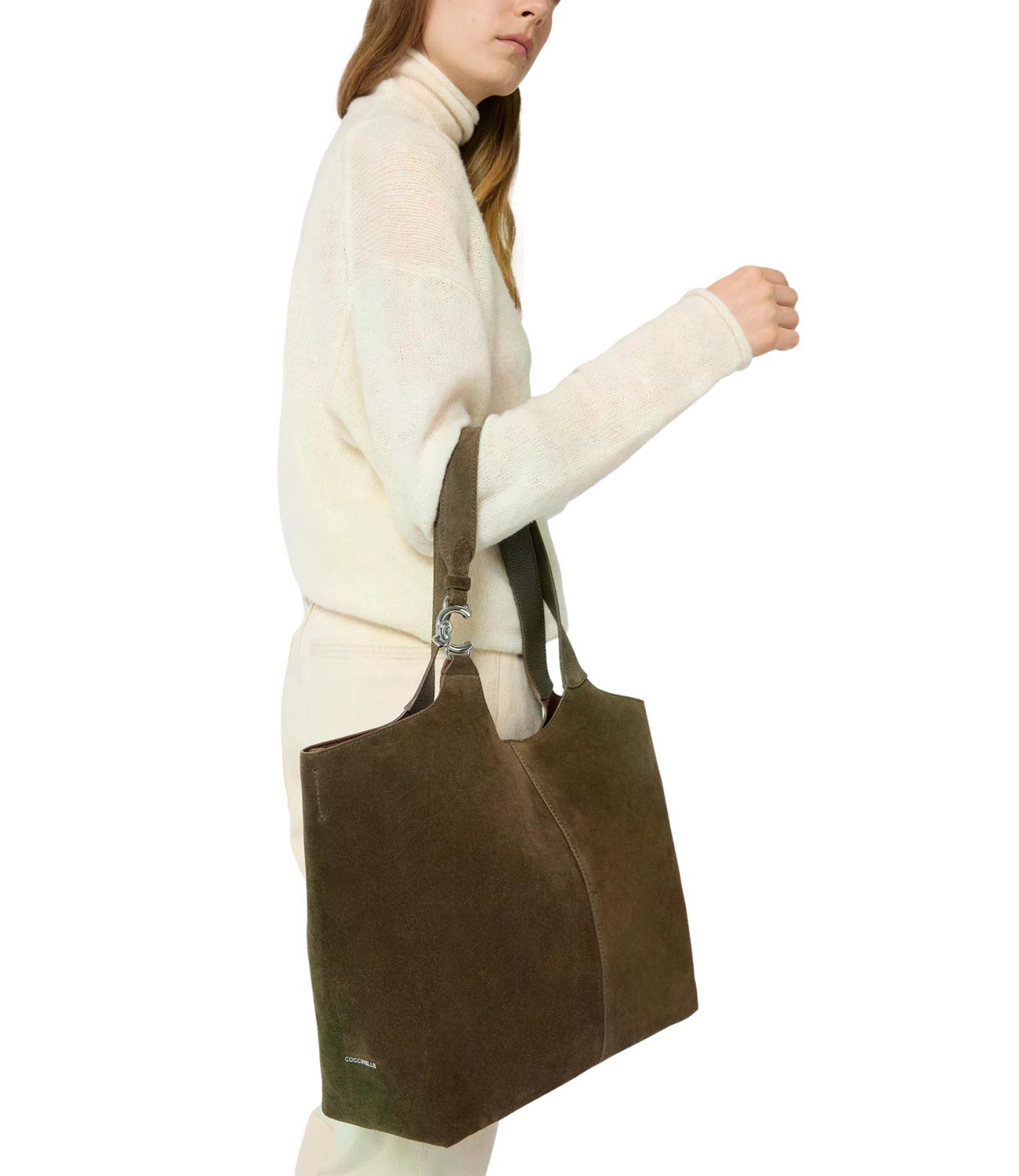 Borsa Coccinelle E1 THE 11 01 01 Donna - Fango/fango