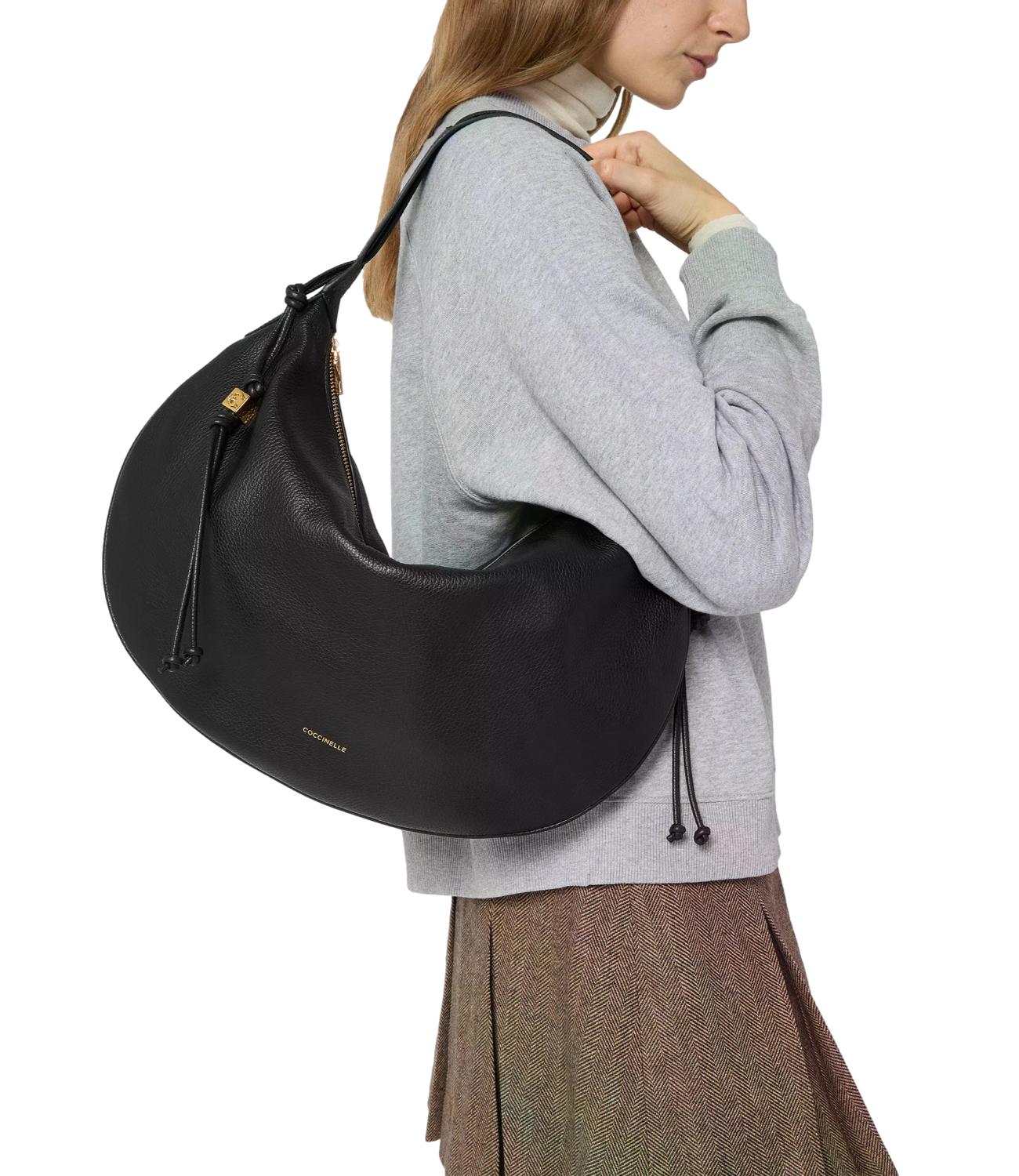 Borsa Coccinelle E1 VCA 13 01 01 Donna - Noir