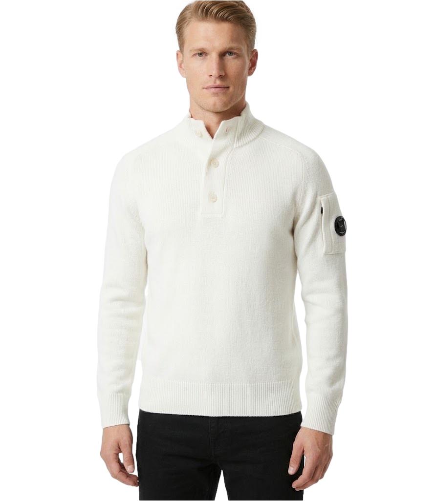 Polo C.p. Company 21CMKN087A-110149A Uomo - Gauze White
