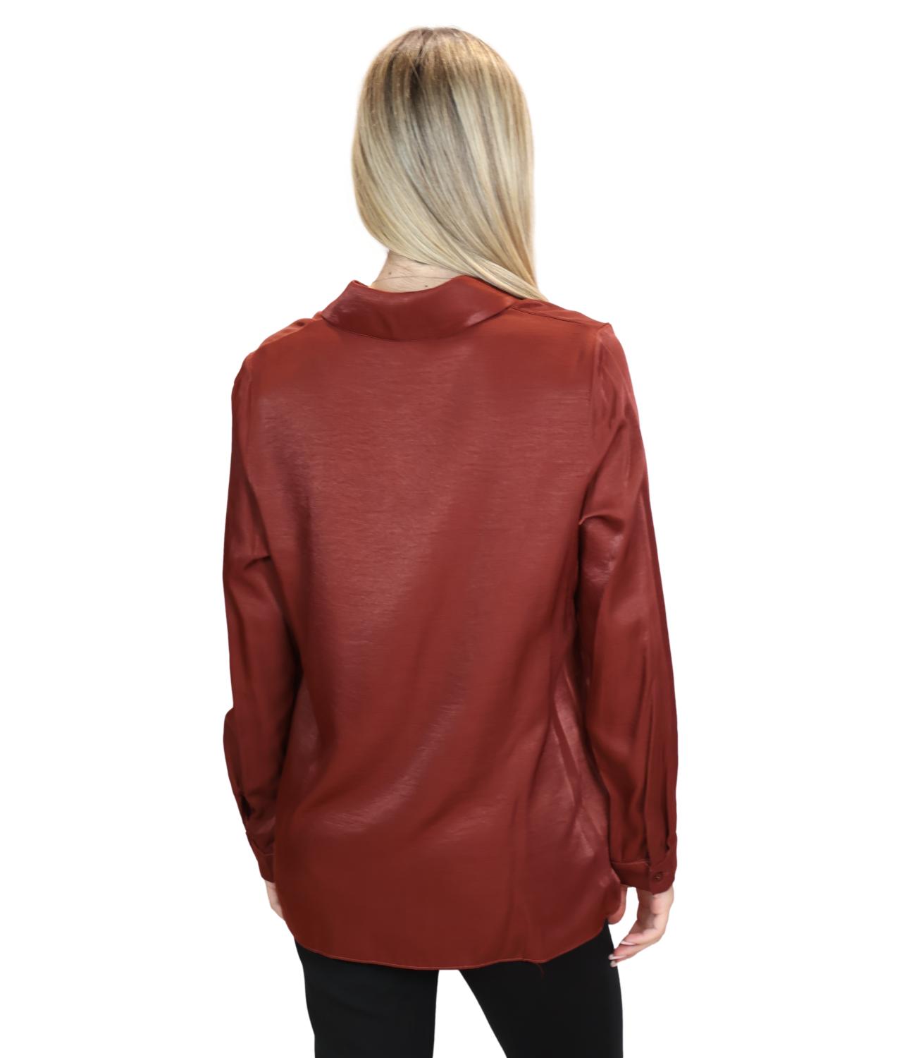 Camicia Dixie C027B033 Donna - Rosso India