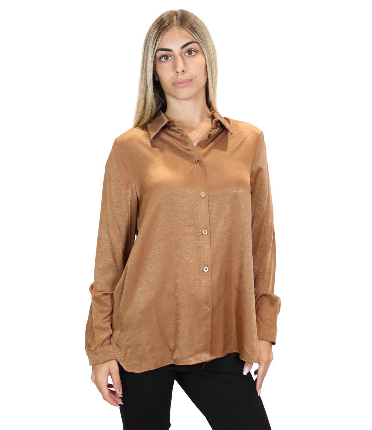 Camicia Dixie C027B033 Donna - Tabacco