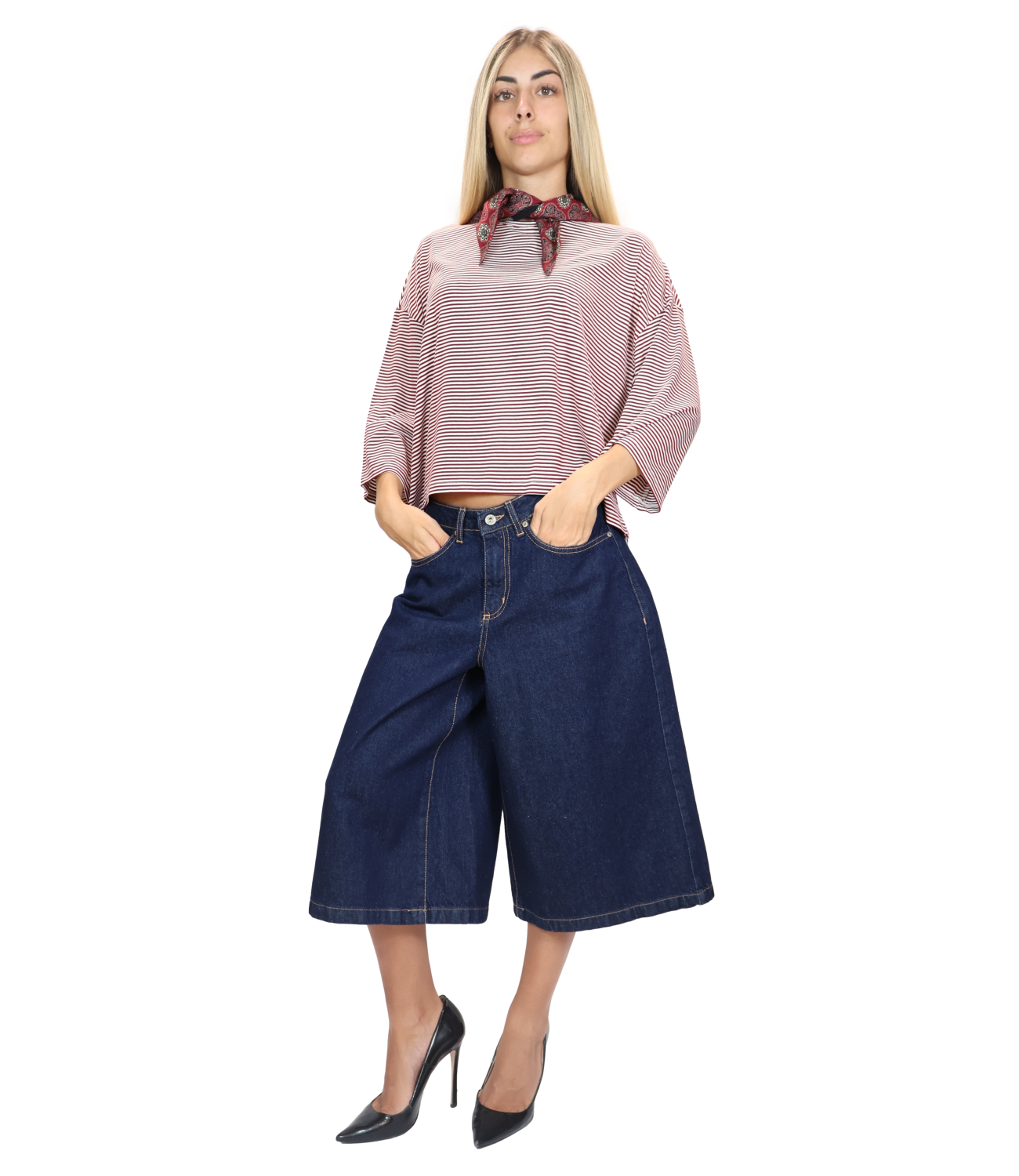 Bermuda Dixie D881B015 Donna - Denim