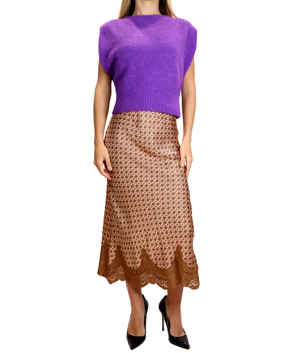 Maglia Dixie M277B119 Donna - Viola