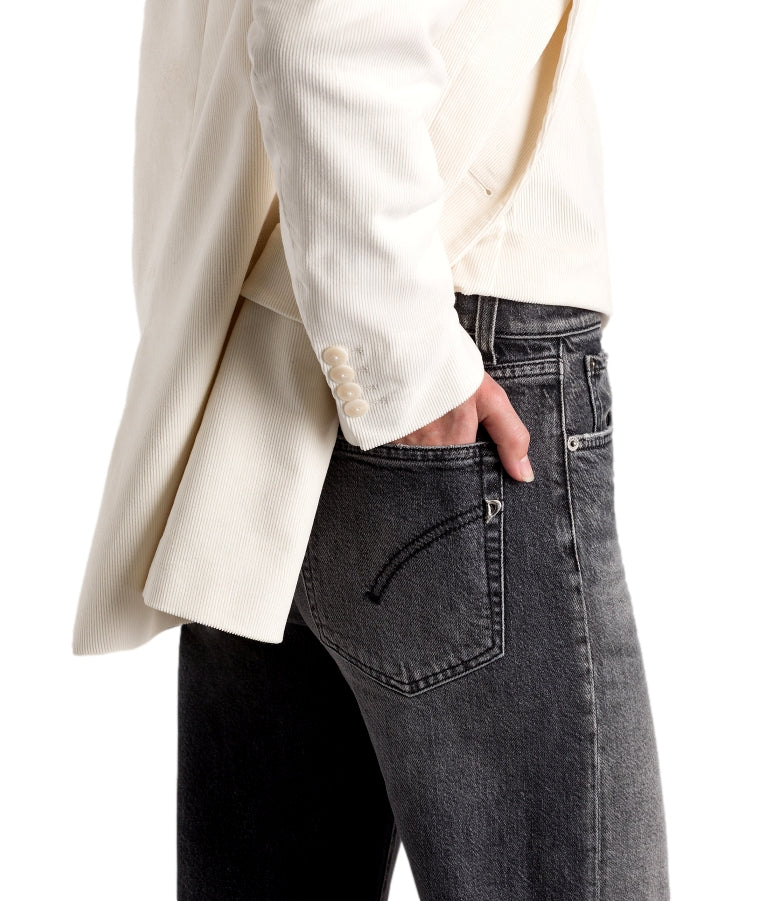 Jeans Dondup DP619DSE377DMW5DD Donna - Nero