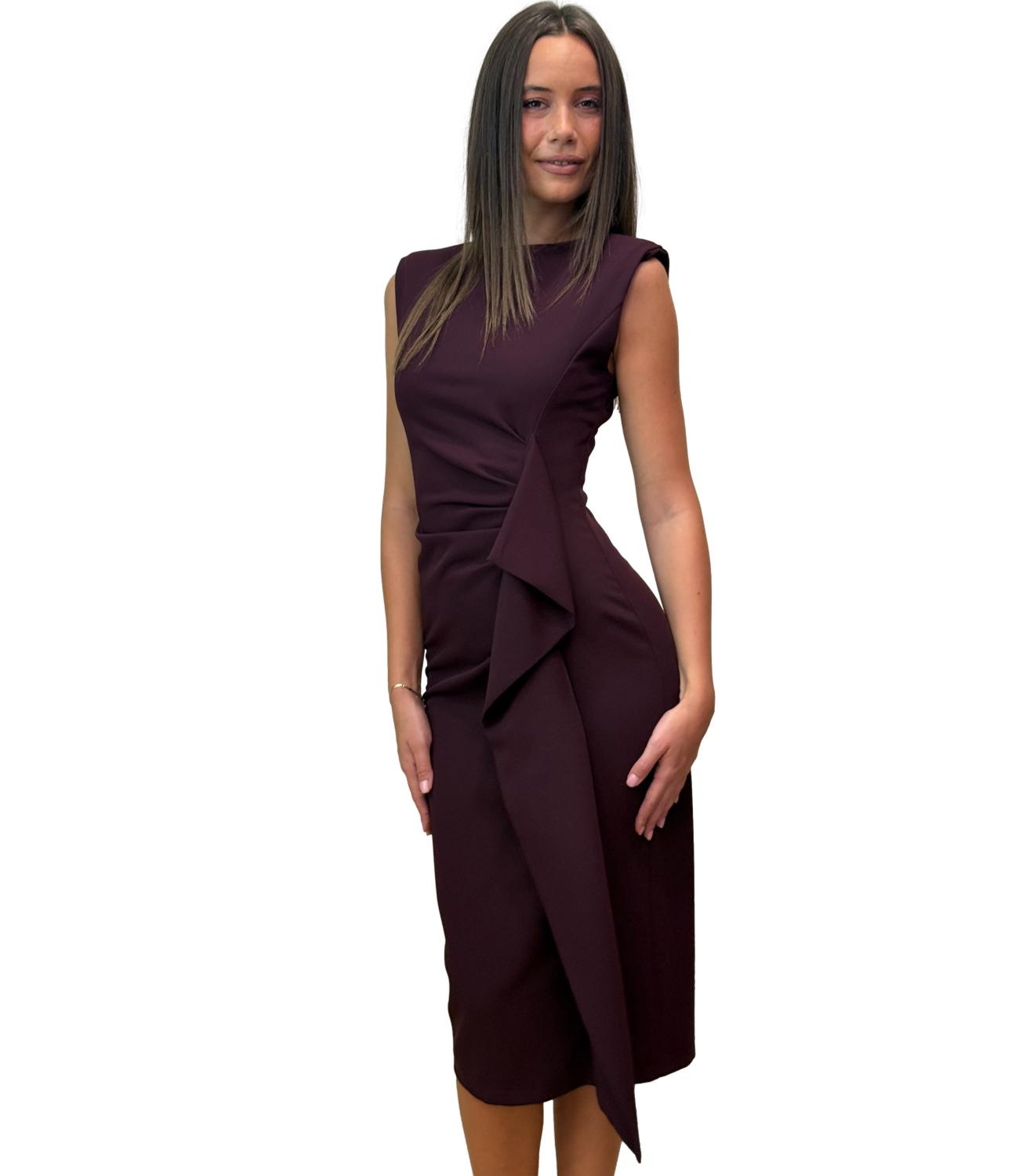 Abito Eco HD233 Donna - Melanzana