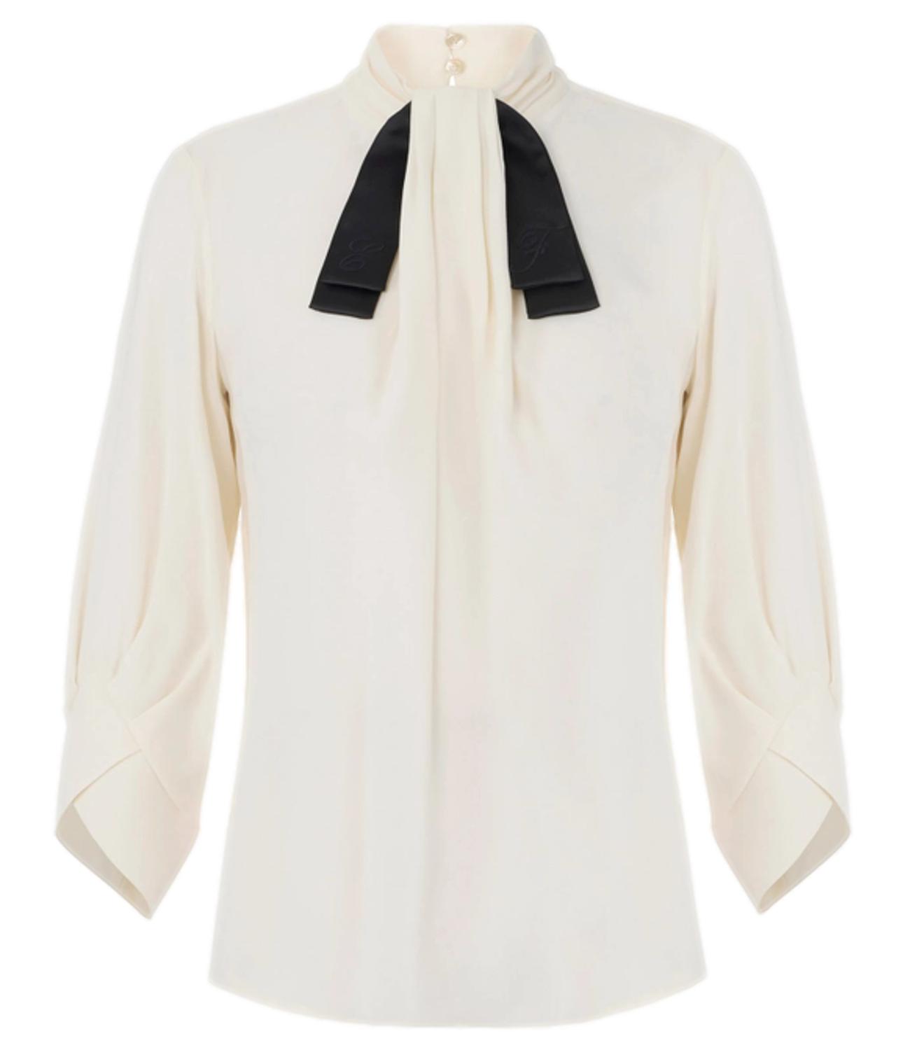 Camicia Elisabetta Franchi CA17866E2 Donna - Burro/nero