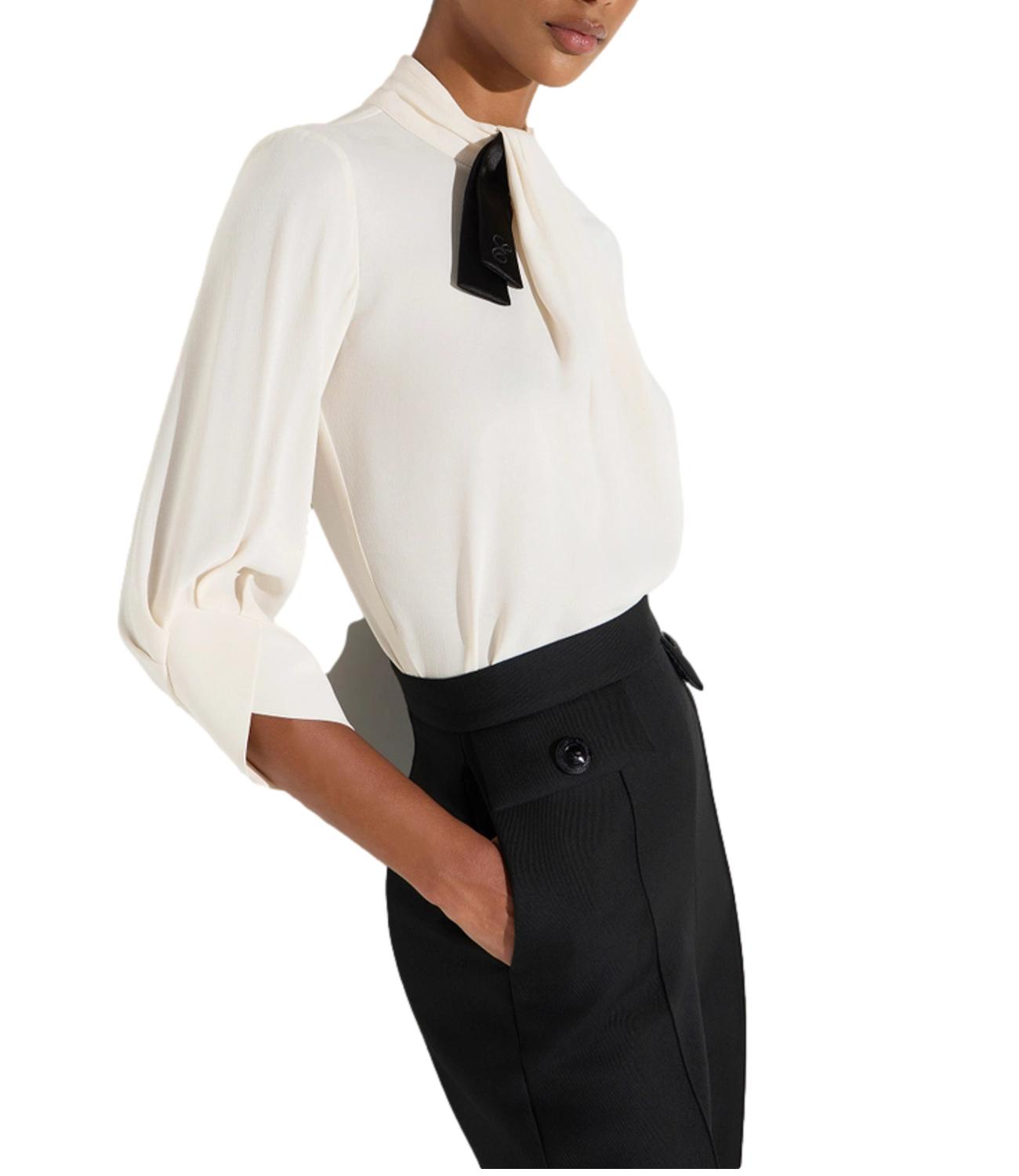 Camicia Elisabetta Franchi CA17866E2 Donna - Burro/nero