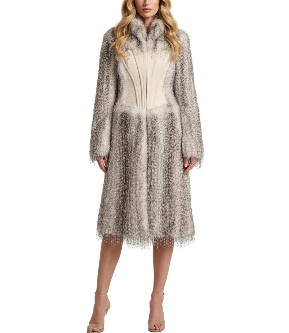 Cappotto Elisabetta Franchi CP05A67E2 Donna - Burro