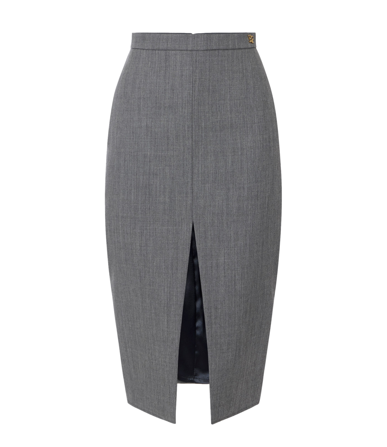 Gonna Elisabetta Franchi GO25467E2 Donna - Grigio Melange