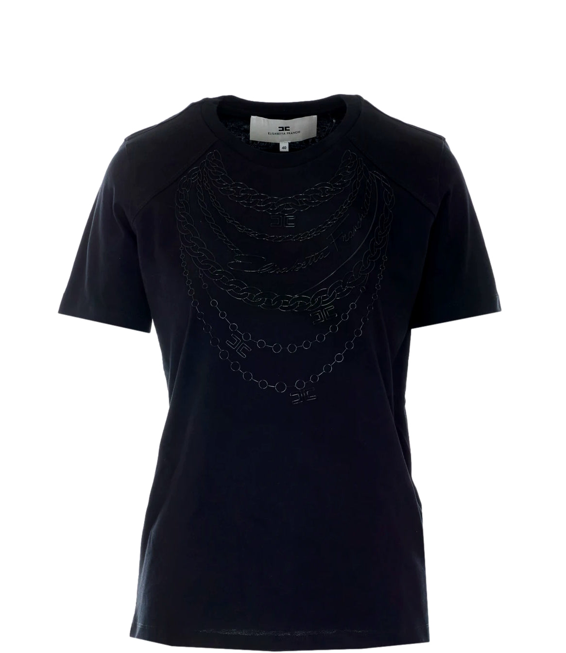 Maglia Elisabetta Franchi MA66A66E2 Donna - Nero