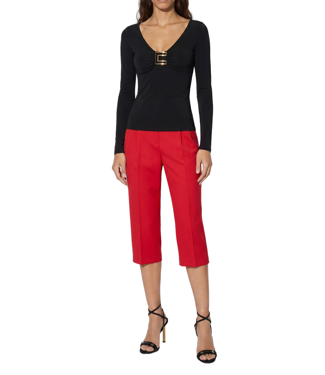 Maglia Elisabetta Franchi MD00567E2 Donna - Nero