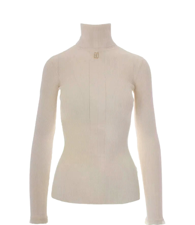 Maglia Elisabetta Franchi MK22B66E2 Donna - Burro