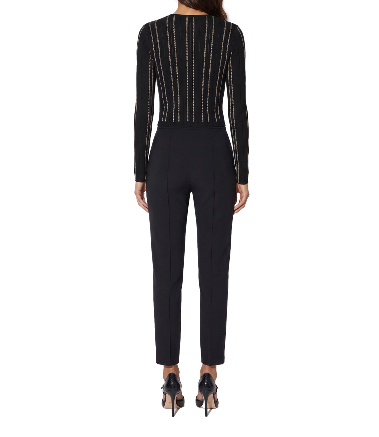 Maglia Elisabetta Franchi MK38Q67E2 Donna - Nero/burro