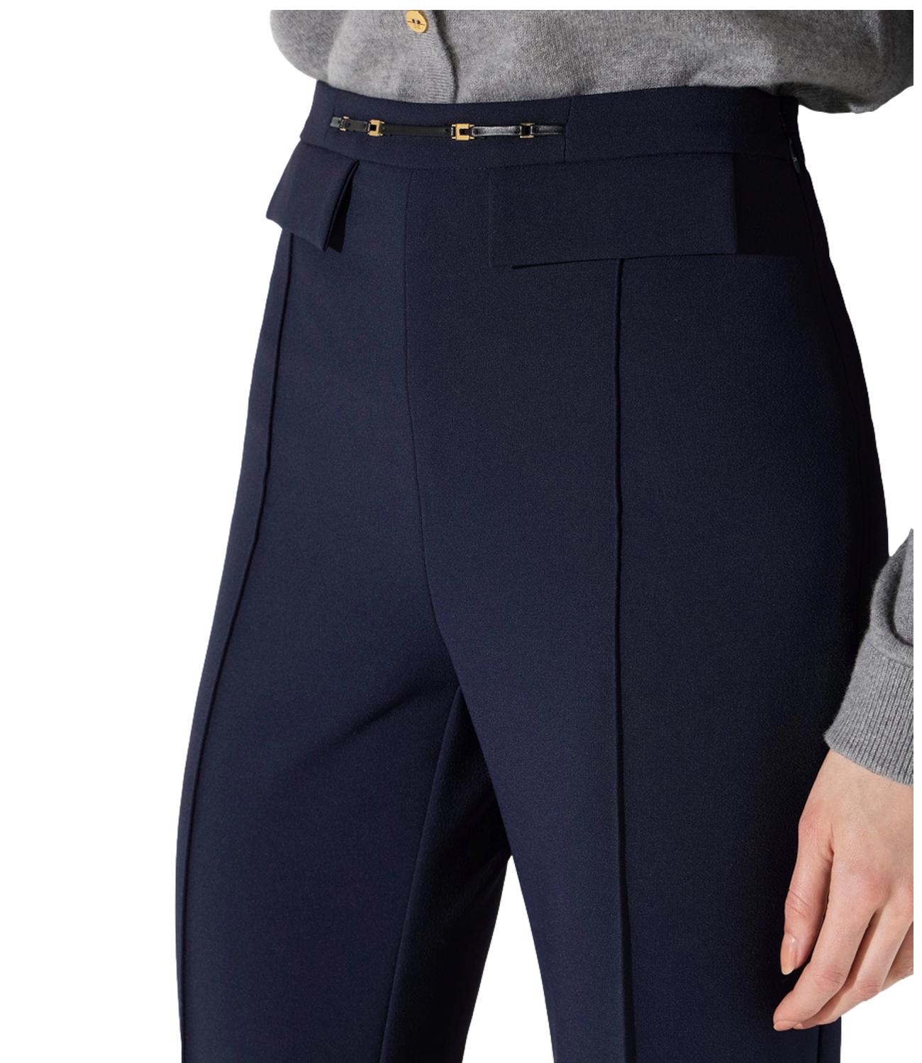 Pantalone Elisabetta Franchi PA19666E2 Donna - Blu Notte
