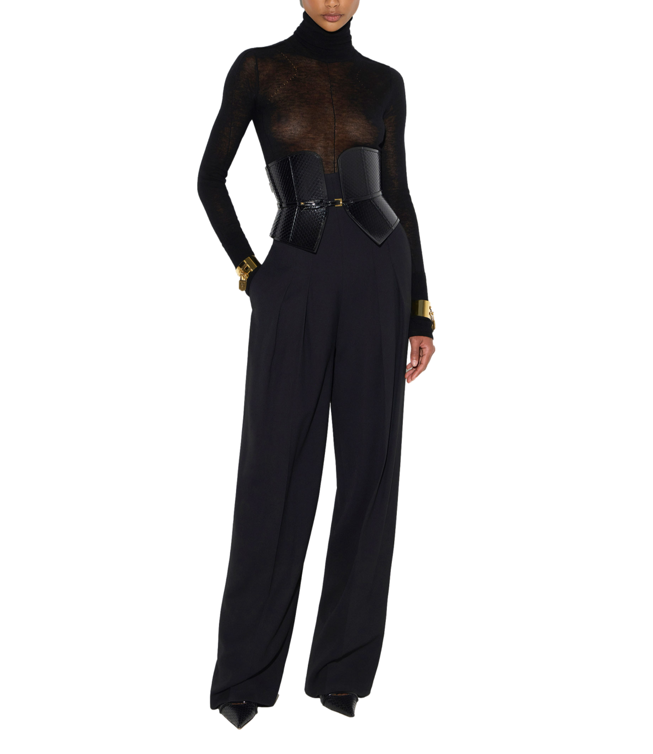 Pantalone Elisabetta Franchi PA22267E2 Donna - Nero