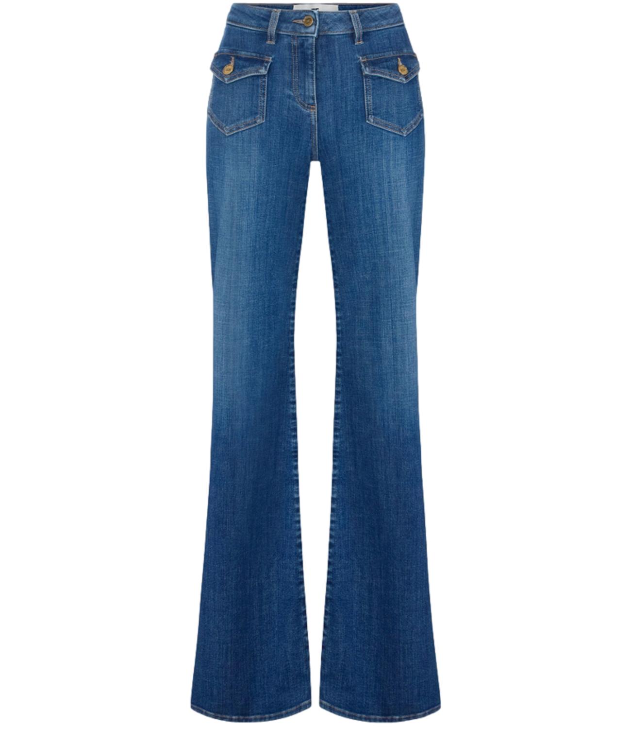 Jeans Elisabetta Franchi PJ18N66E2 Donna - Blue Vintage