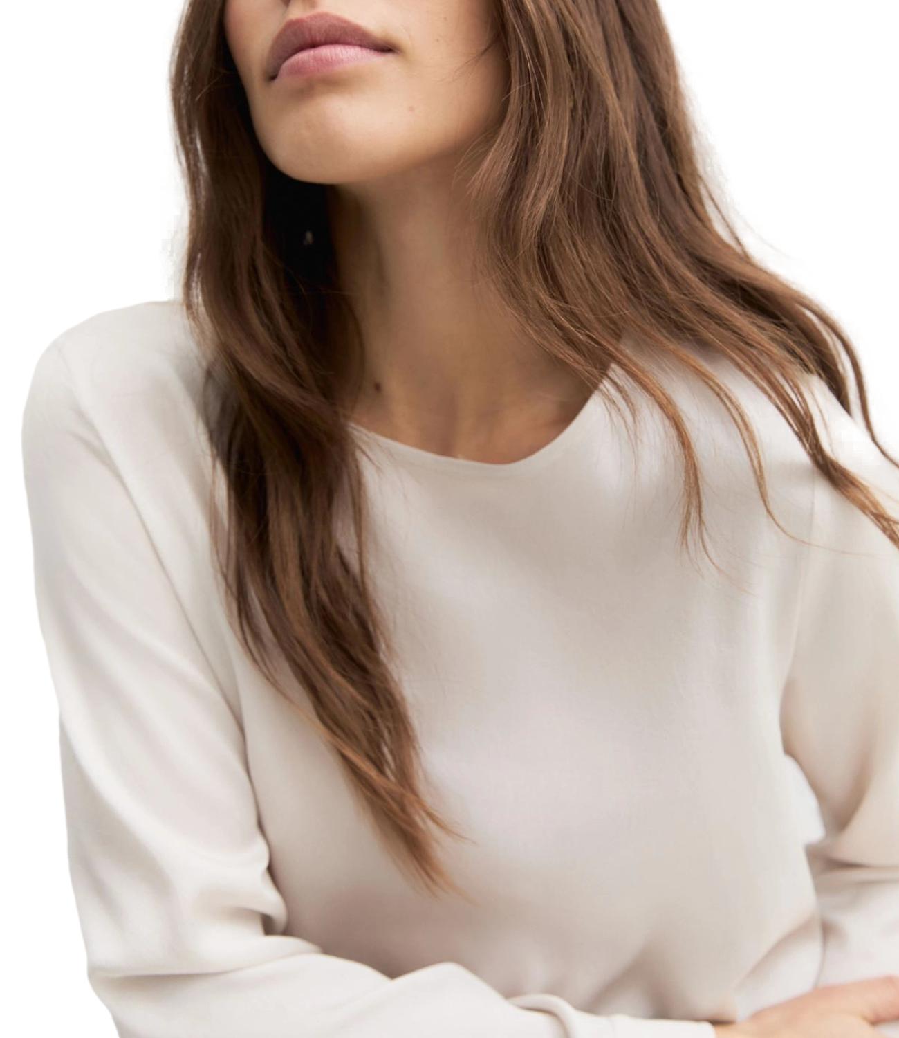 Camicia Emme Marella 2625116052200 Donna - Bianco Lana