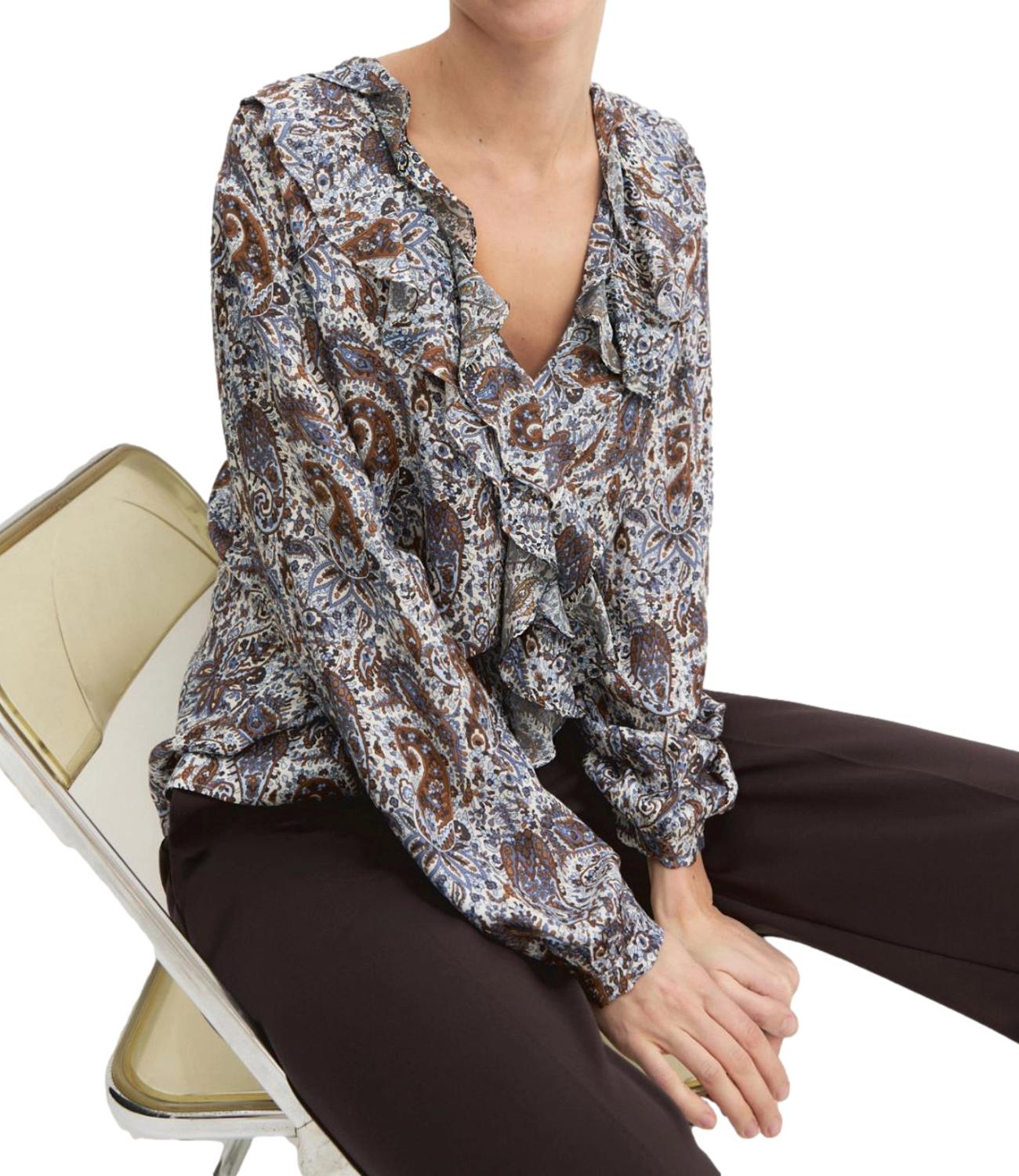 Camicia Emme Marella 2625116211200 Donna - Bianco Lana