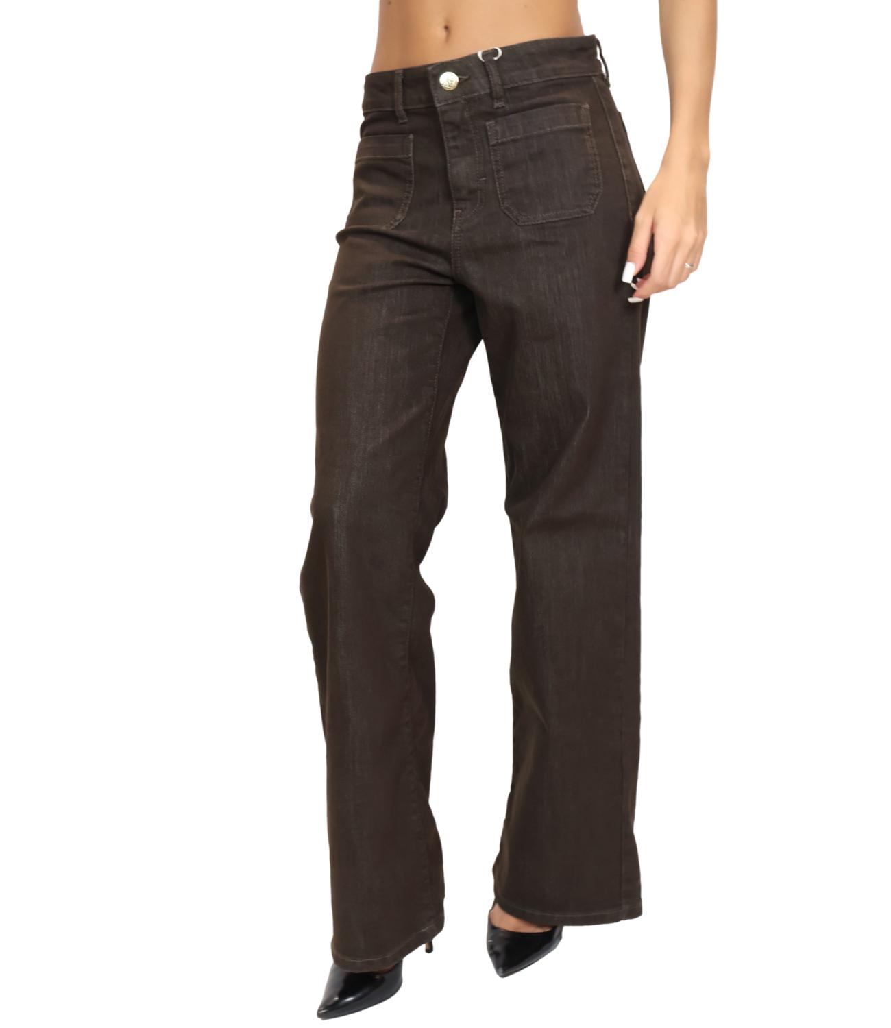 Pantalone Emme Marella 2625136052200 Donna - Verde Sottobosco