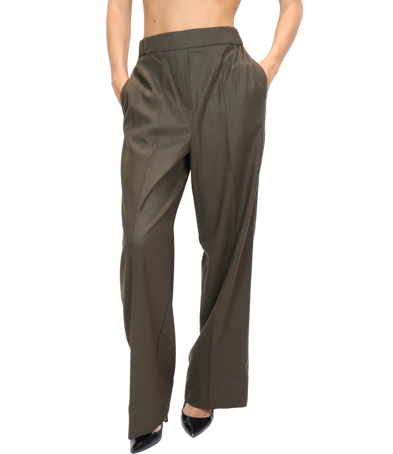 Pantalone Emme Marella 2625136122200 Donna - Verde Militare