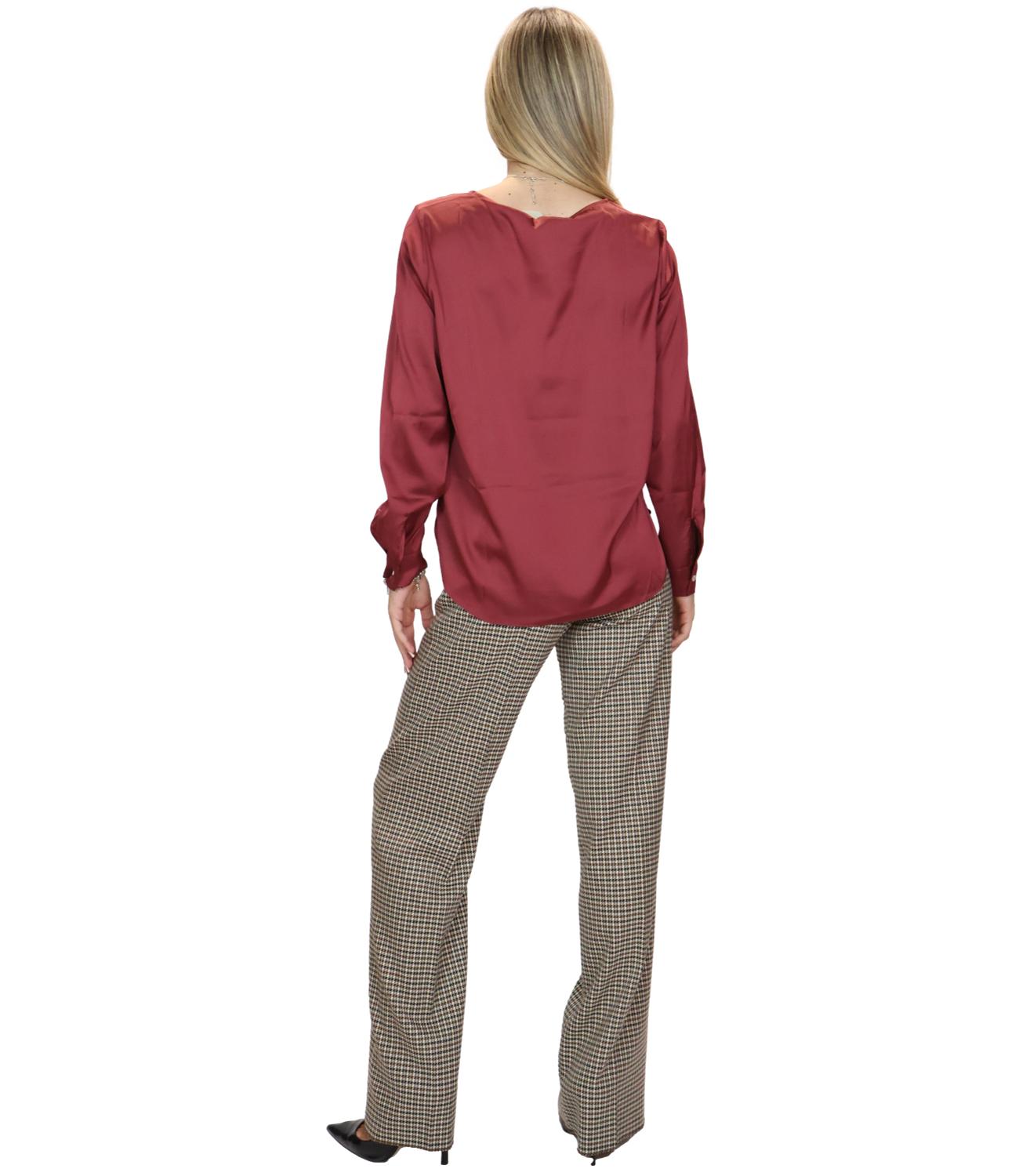 Pantalone Emme Marella 2625136141200 Donna - Bianco Lana