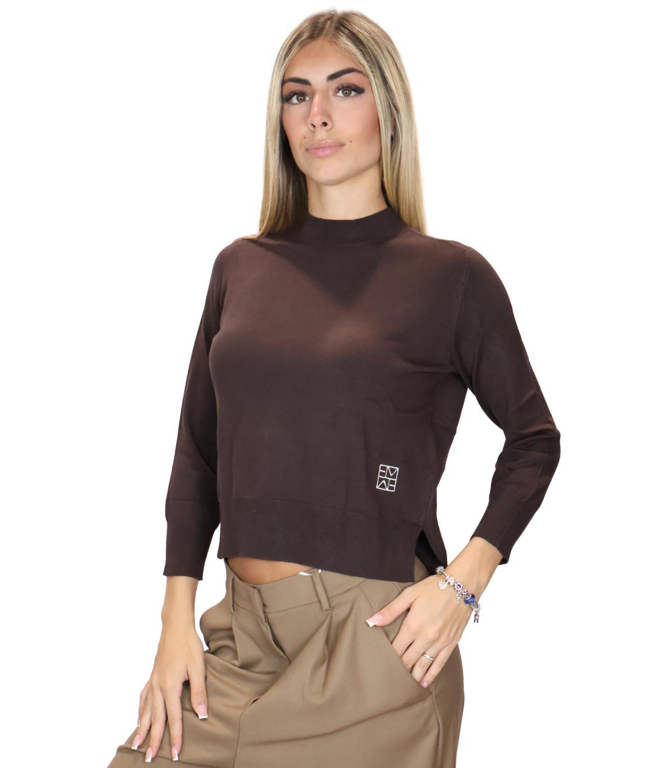 Maglia Emme Marella 2625366041200 Donna - Testa Di Moro