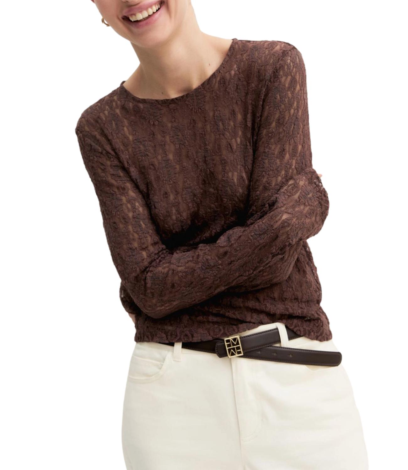 T-Shirt Emme Marella 2625976041200 Donna - Marrone
